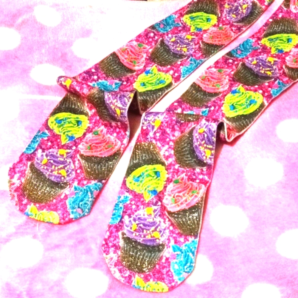 NEW vintage Cupcake tights for girls